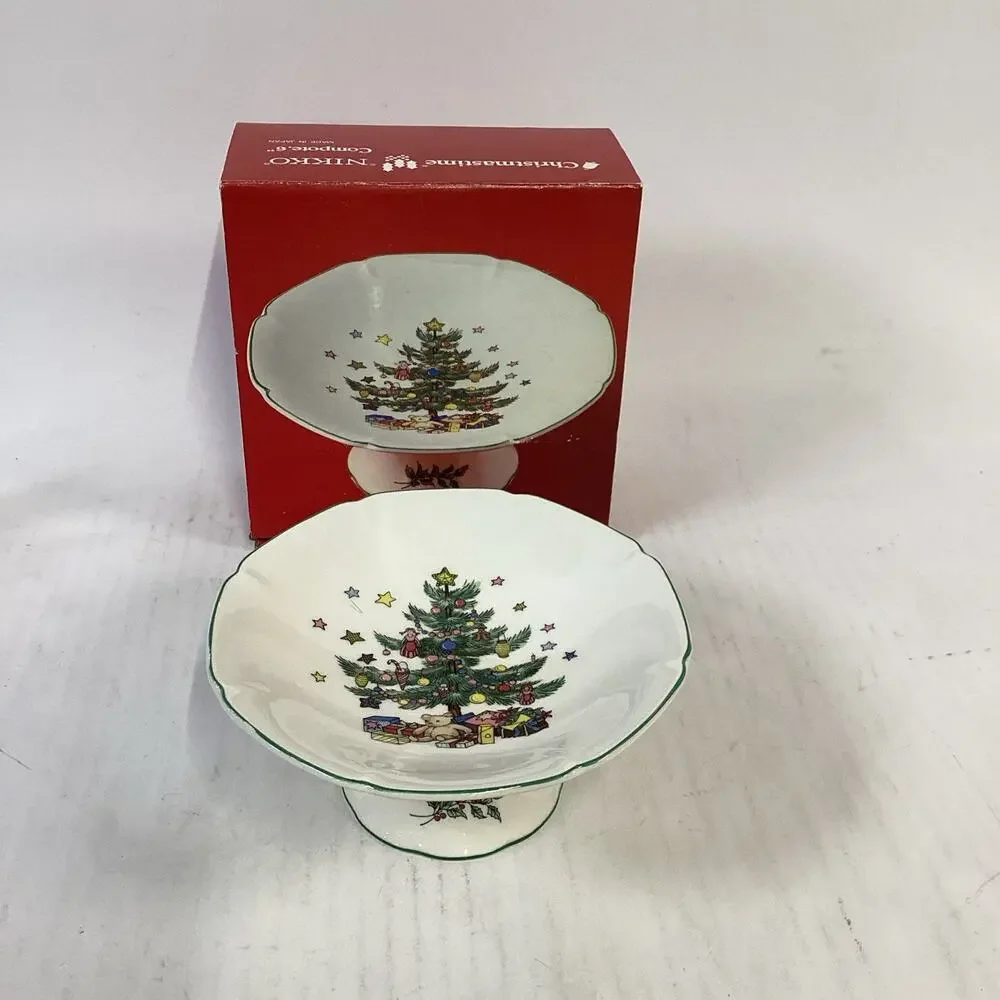 Nikko Christmas Tree Candy Dish 6